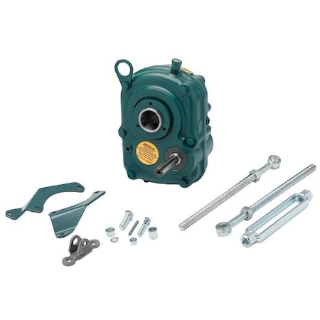 Dodge Industrial Speed Reducer, TORQUE-ARM, Parallel, 25:1 Ratio TXT125AT ATV TAPER BUSHED REDCR